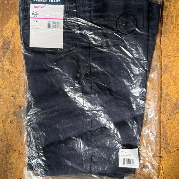 French Toast Girl's Pull-On Shorts (Size 4-6X) Navy 7 (100) Ct - Picture 5 of 5